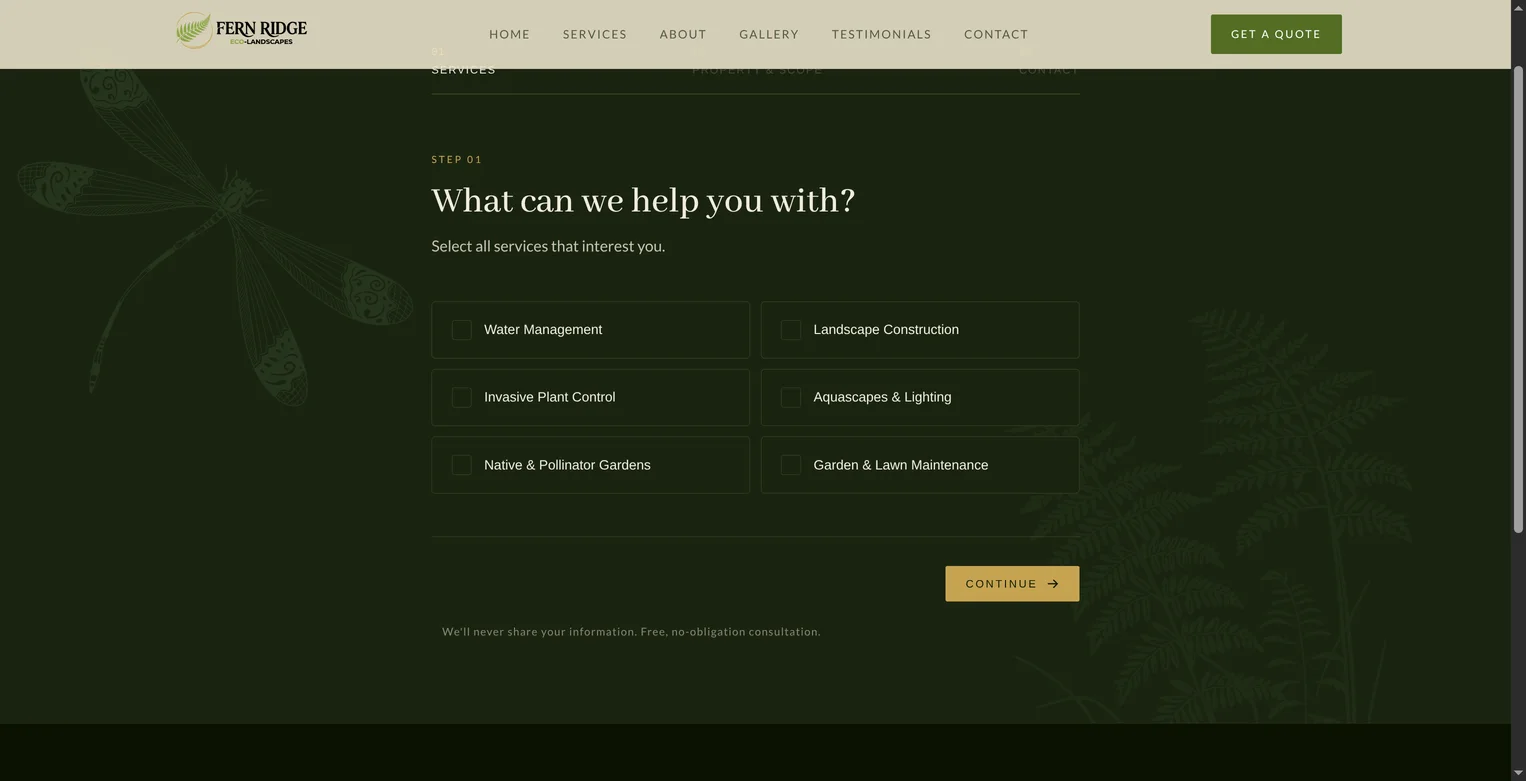 Fern Ridge Eco-Landscapes screen 2