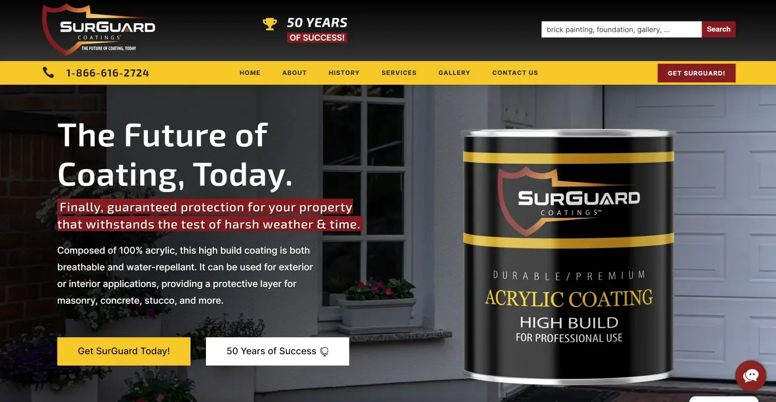 SurGuard Coatings screen 1